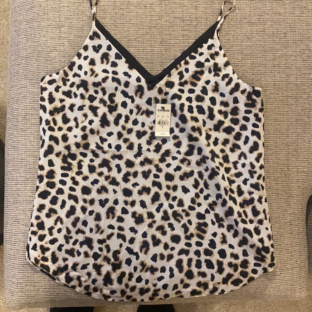 Small leopard blouse NWT